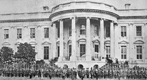 La Maison Blanche, Washington D.C., au début de la guerre civile américaine