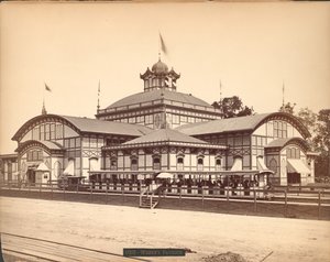 Le Pavillon des Femmes, Exposition Internationale du Centenaire, Philadelphie, 1876 (photo albuminée)