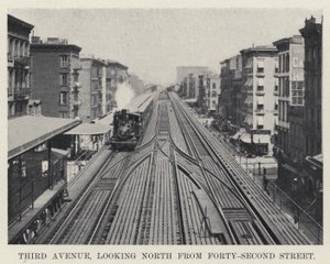 Troisième Avenue, vue vers le nord depuis la Quarante-Deuxième Rue - American Photographer