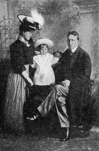 William Randolph Hearst et sa famille, publié dans The Graphic, 27 octobre 1906 - American Photographer