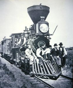 Travailleurs sur le Chicago, Milwaukee & St Paul Railway Company, vers 1875 - American Photographer