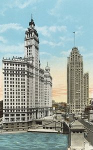 Wrigley Building et Tribune Tower - American Photographer