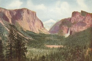 Vallée de Yosemite, Californie, vue générale depuis Artists Point - American Photographer