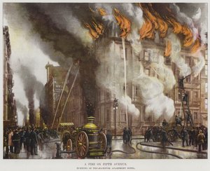 Un incendie sur la Cinquième Avenue - American School