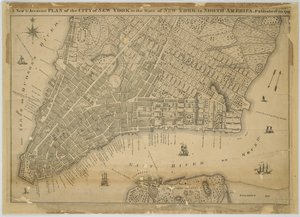 Plan nouveau et précis de la ville de New York dans l