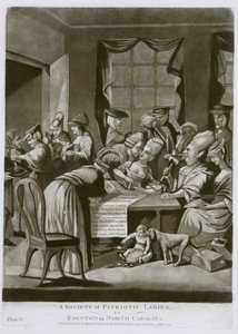 Une société de dames patriotiques, à Edenton, en Caroline du Nord - American School