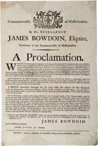 Proclamation, 2 septembre 1786 - American School