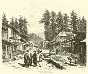 Une rue à Nikko - American School