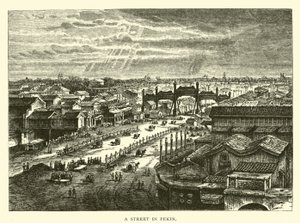 Une rue à Pékin - American School