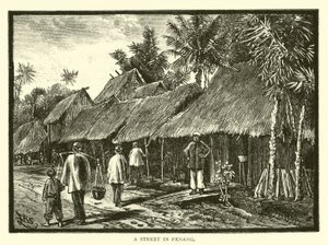 Une rue à Penang - American School