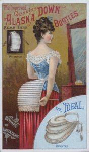 Publicité pour les faux-culs en duvet d
