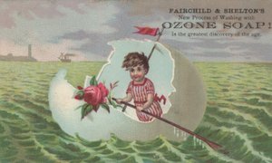 Publicité pour le savon Ozone de Fairchild & Shelton, c.1880 - American School