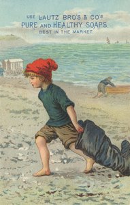 Publicité pour les savons purs et sains de Lautz Bros & Co., c.1880 - American School