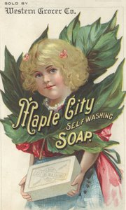 Publicité pour le savon auto-lavant Maple City, c.1880 - American School