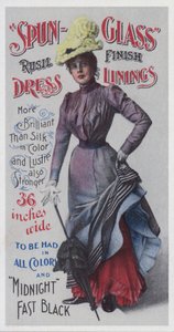 Publicité pour les doublures de robe 