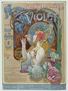 Publicité pour la parfumerie 