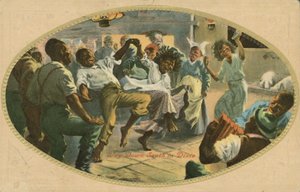 Américain africain dansant dans le Dixie - American School