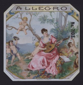 Allegro, étiquette de cigare