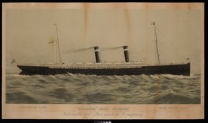 American Line St Louis et St Paul Red Star Line International Navigation Company - American School