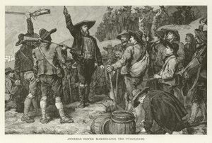 Andreas Hofer rassemblant les Tyroliens - American School