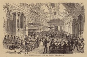Atlantic Beer Garden, Rendez-vous de Payne et Collins (gravure) - American School