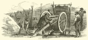 Batterie devant Petersburg, juin 1864 - American School