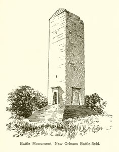 Monument de la Bataille, Champ de Bataille de la Nouvelle-Orléans