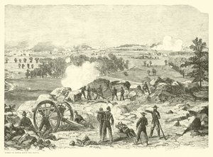 Bataille de Gettysburg, sommet de Little Round Top, 2 juillet, juillet 1863 - American School