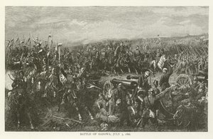 Bataille de Sadowa, 3 juillet 1866