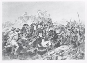 Bataille de Saratoga - Le général Arnold blessé lors de l