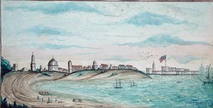 Plage en dessous de Vera Cruz, Mexique - American School