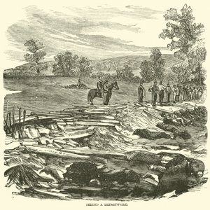 Derrière un retranchement, septembre 1862