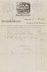 Acte de vente de J. A. Sauter, daté du 19 mars