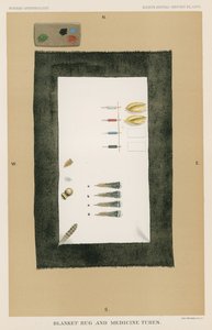 Tapis couverture et tubes de médecine - American School