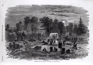 La brigade de Blenker couvrant la retraite près de Centreville, juillet 1861, de 