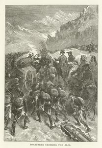 Bonaparte franchissant les Alpes - American School