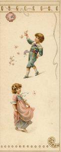 Garçon et fille dansant
