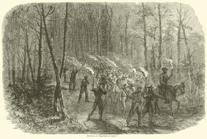 Capture de prisonniers de nuit, août 1864 - American School