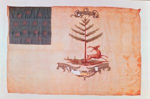 Drapeau des Bucks of America, vers 1787 - American School