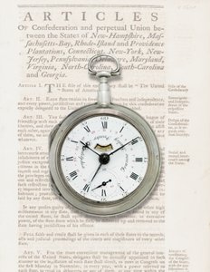 Montre calendrier, vers 1780 - American School