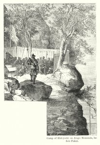 Camp de Hideyoshi sur le mont Atago, avant Fukui - American School