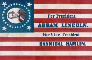 Drapeau de campagne pour Abraham Lincoln