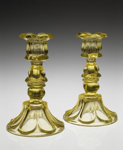 Bougeoirs, vers 1840-1855 - American School