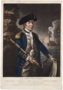 Capitaine John Paul Jones, commandant d