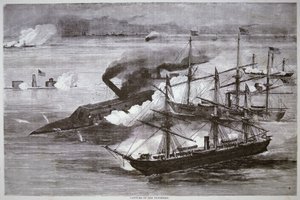 Capture du cuirassé confédéré 