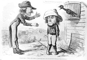 Caricature satirique de l