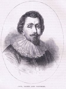 Cecil, deuxième Lord Baltimore, illustration de l