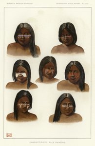 Peinture faciale caractéristique - American School