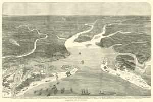 Charleston et ses environs, juillet 1863 - American School