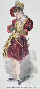 Charlotte Cushman (1816-76) en costume de Roméo, 1851 - American School